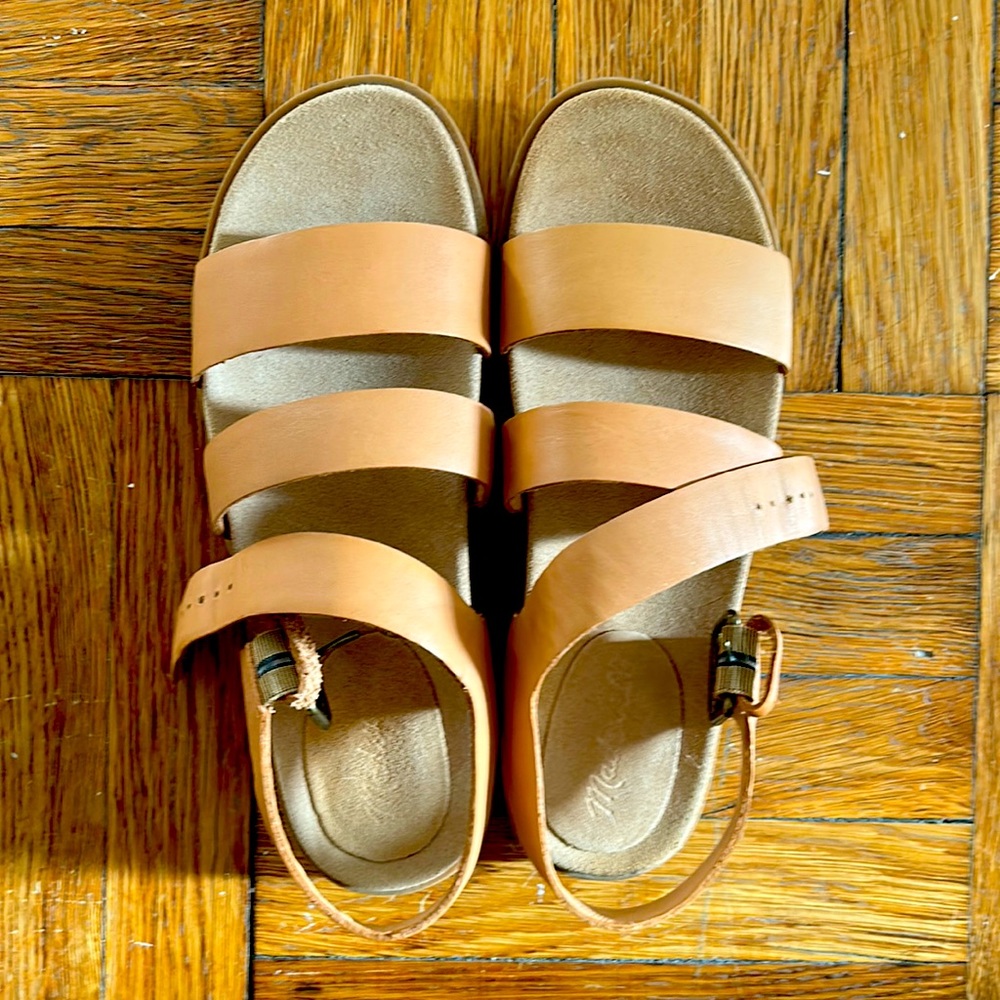 Madewell the Addie sandals desert camel